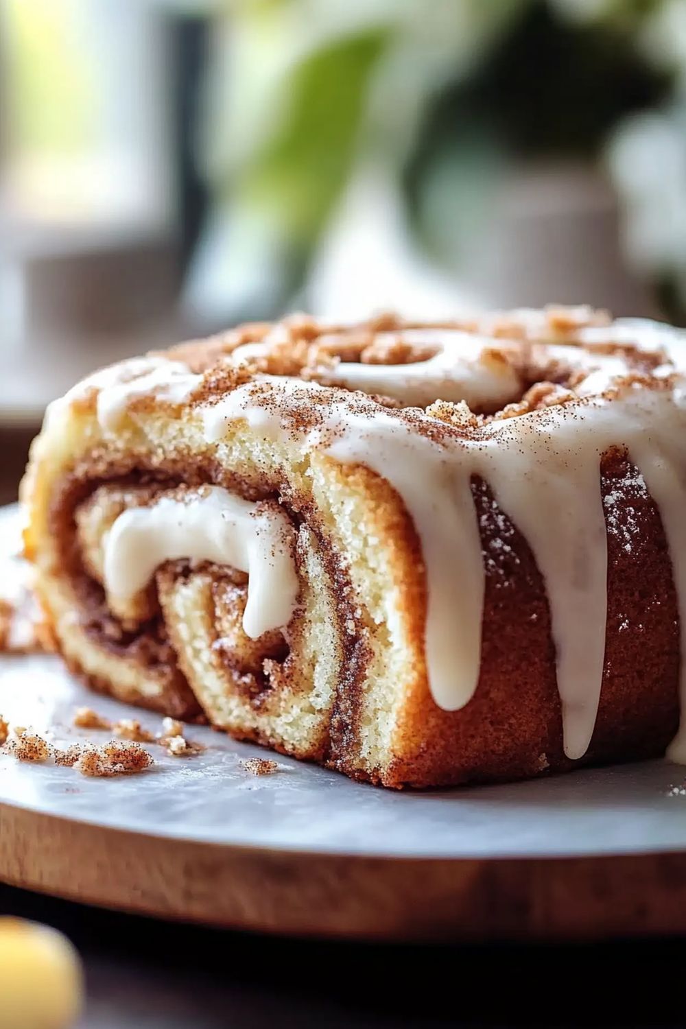 Irresistible Cinnamon Roll Cake