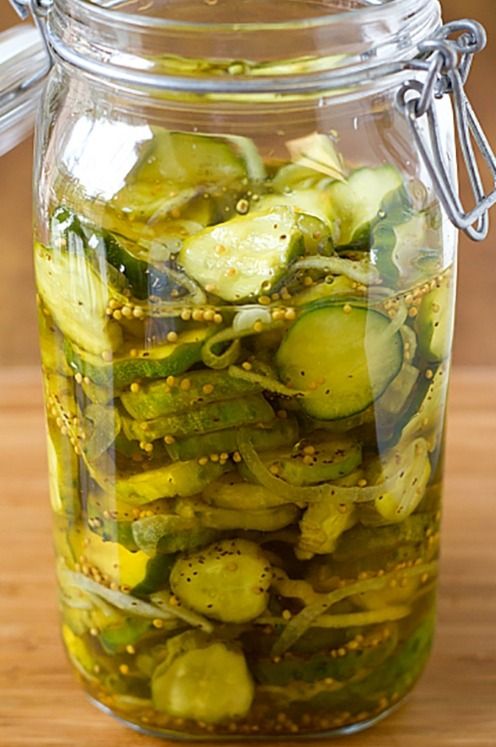 Refrigerator Bread and Butter Pickles