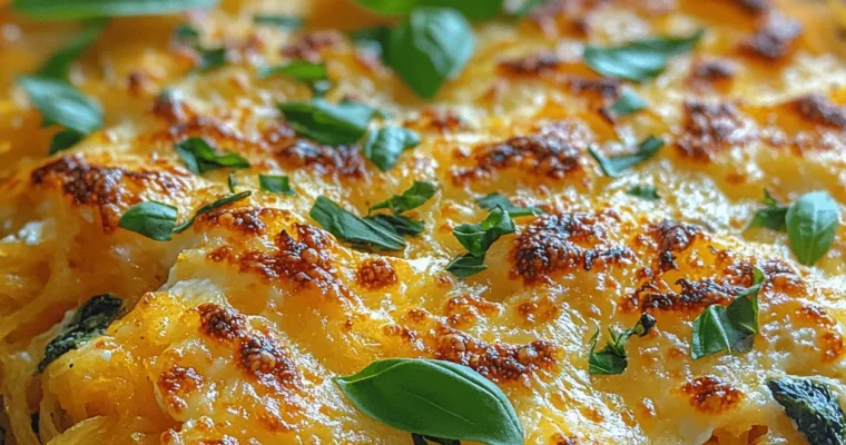 Spaghetti Squash Bake