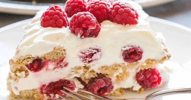 Raspberry Icebox Cake