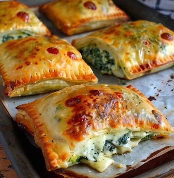 Stuffed Pastry with Spinach