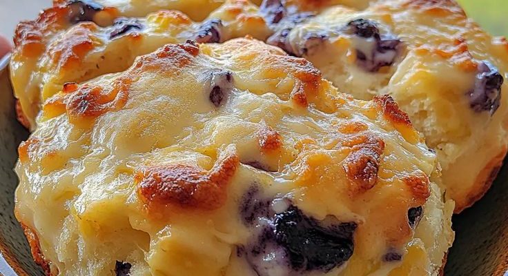 Sweet Blueberry Biscuits