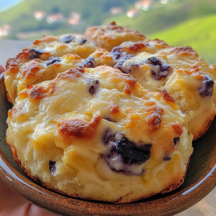 Sweet Blueberry Biscuits
