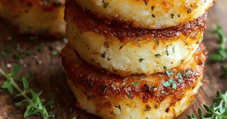 Cheesy Herb Mashed Potato Puffs