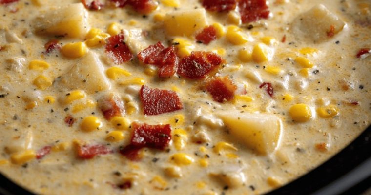 Slow Cooker Amish Corn Chowder