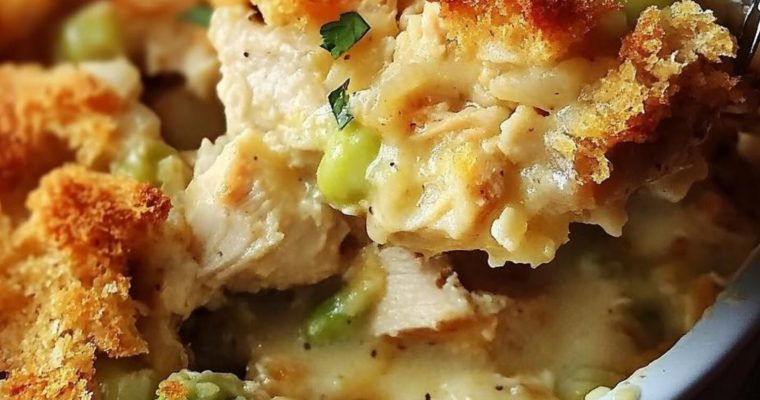 Chicken and Dressing Casserole