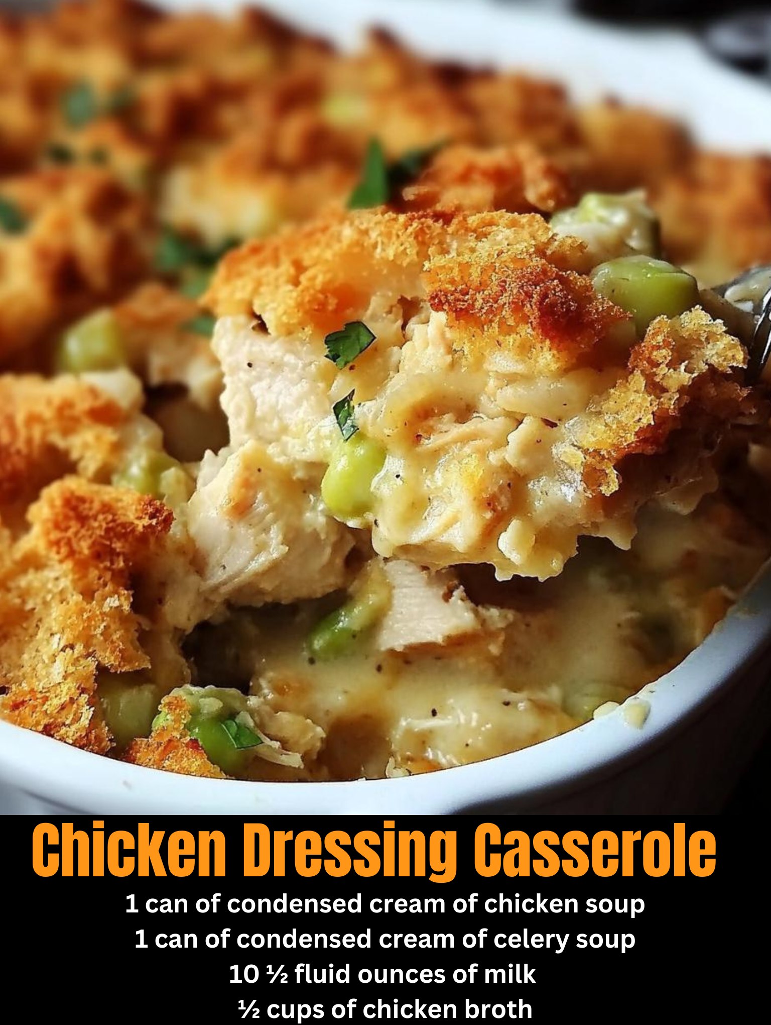 Chicken and Dressing Casserole