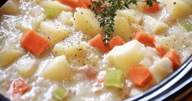 Slow Cooker Amish Potato Soup