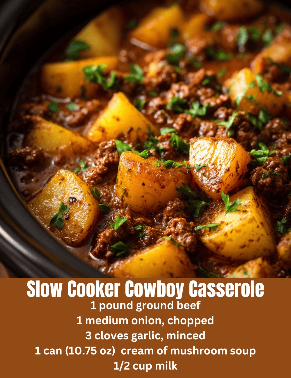 Slow Cooker Cowboy Casserole