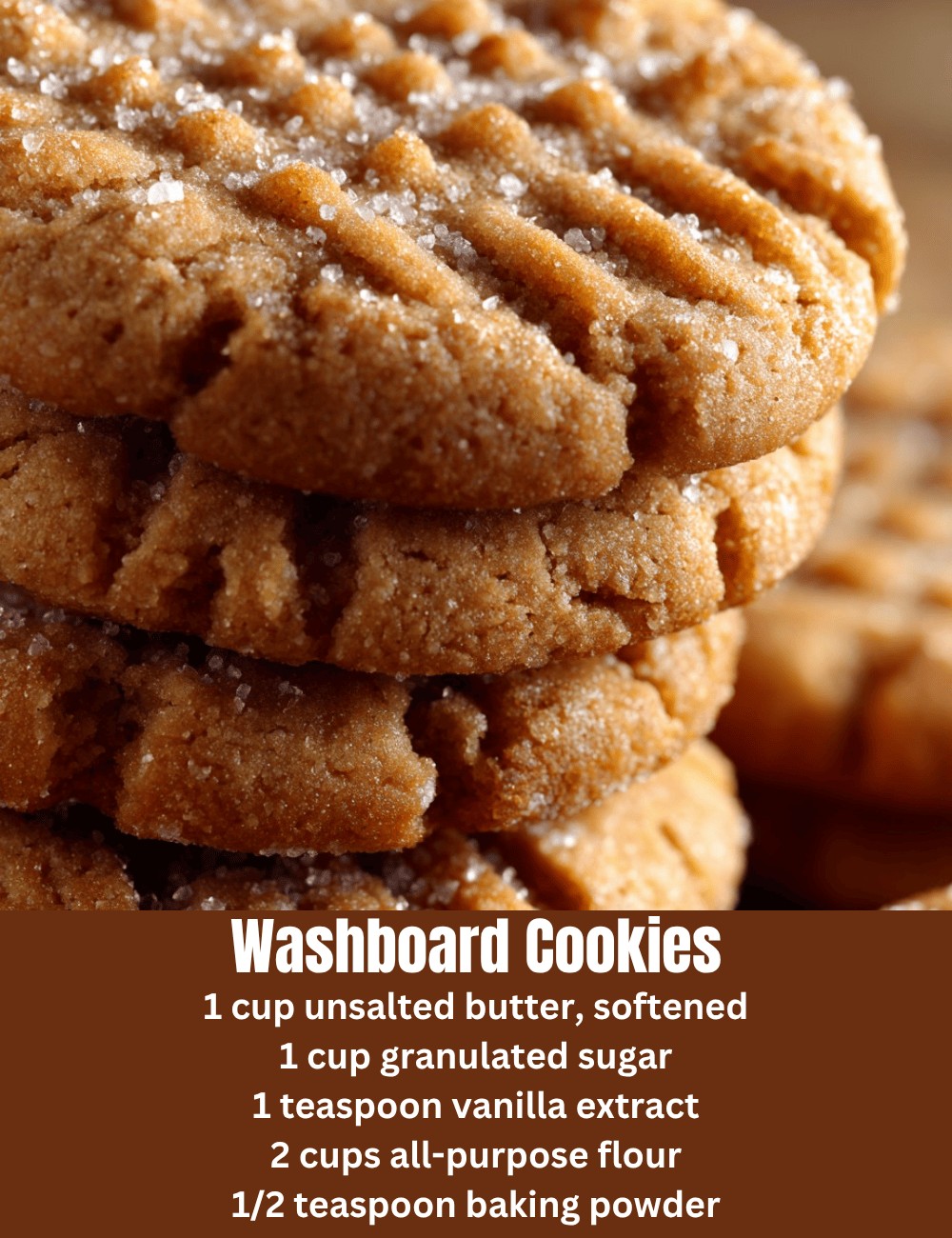 Washboard Cookies