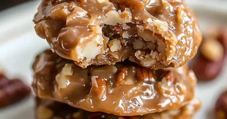 No-Bake Coconut Pecan Pralines