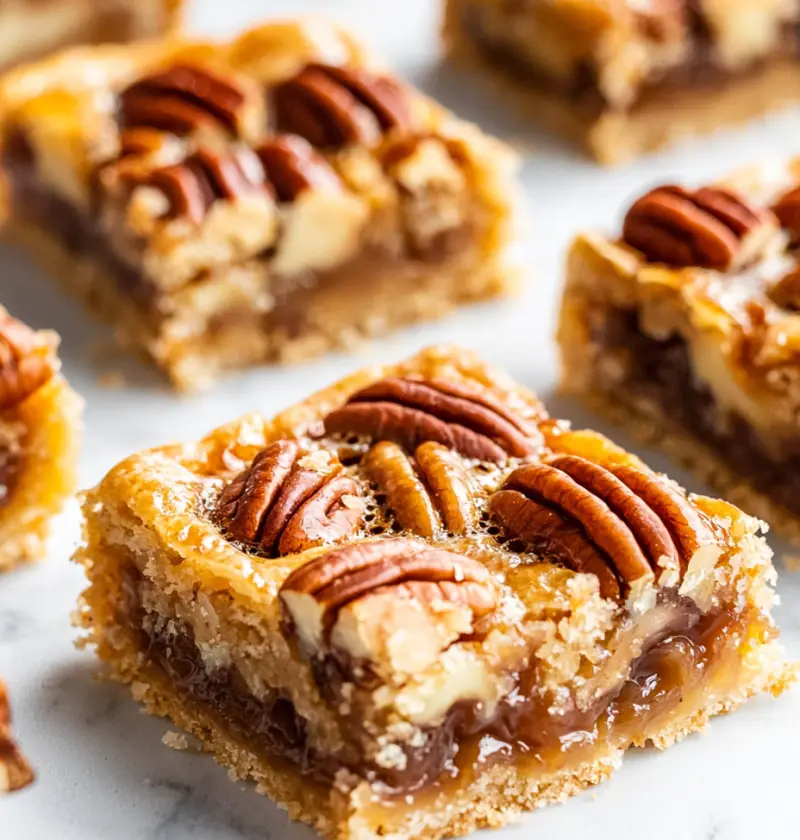 Lazy Pecan Pie Bars