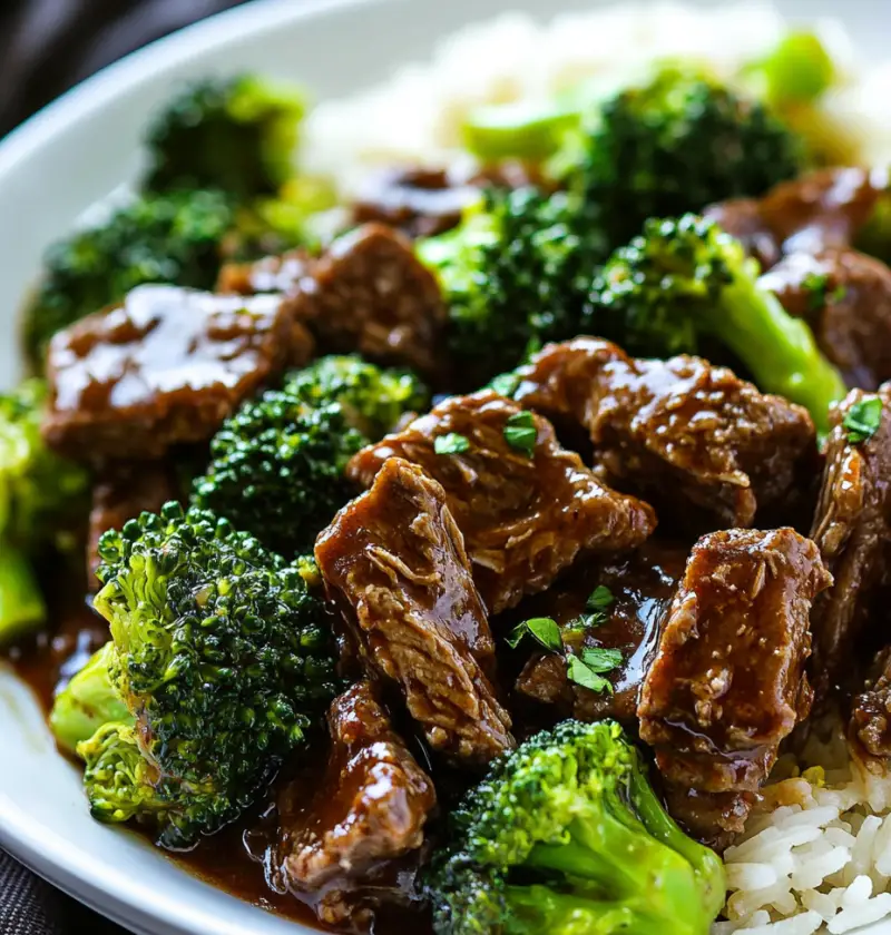 Crockpot Beef and Broccoli