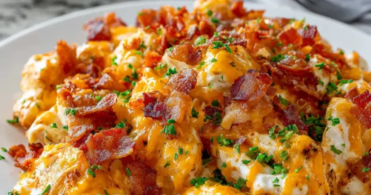 Slow Cooker Cheesy Bacon Ranch Chicken