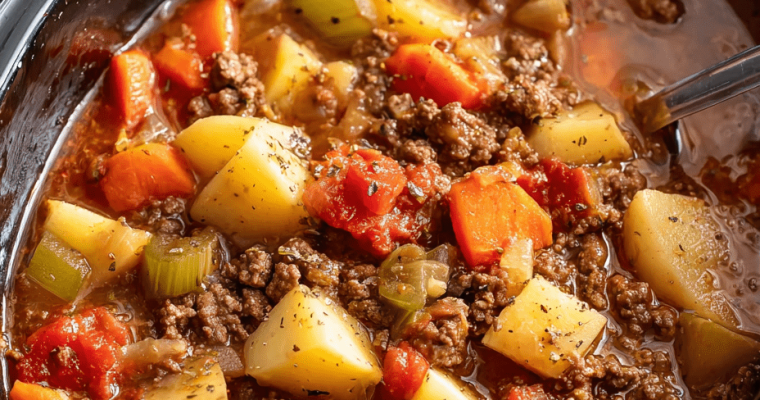 Slow Cooker Poor Man’s Stew