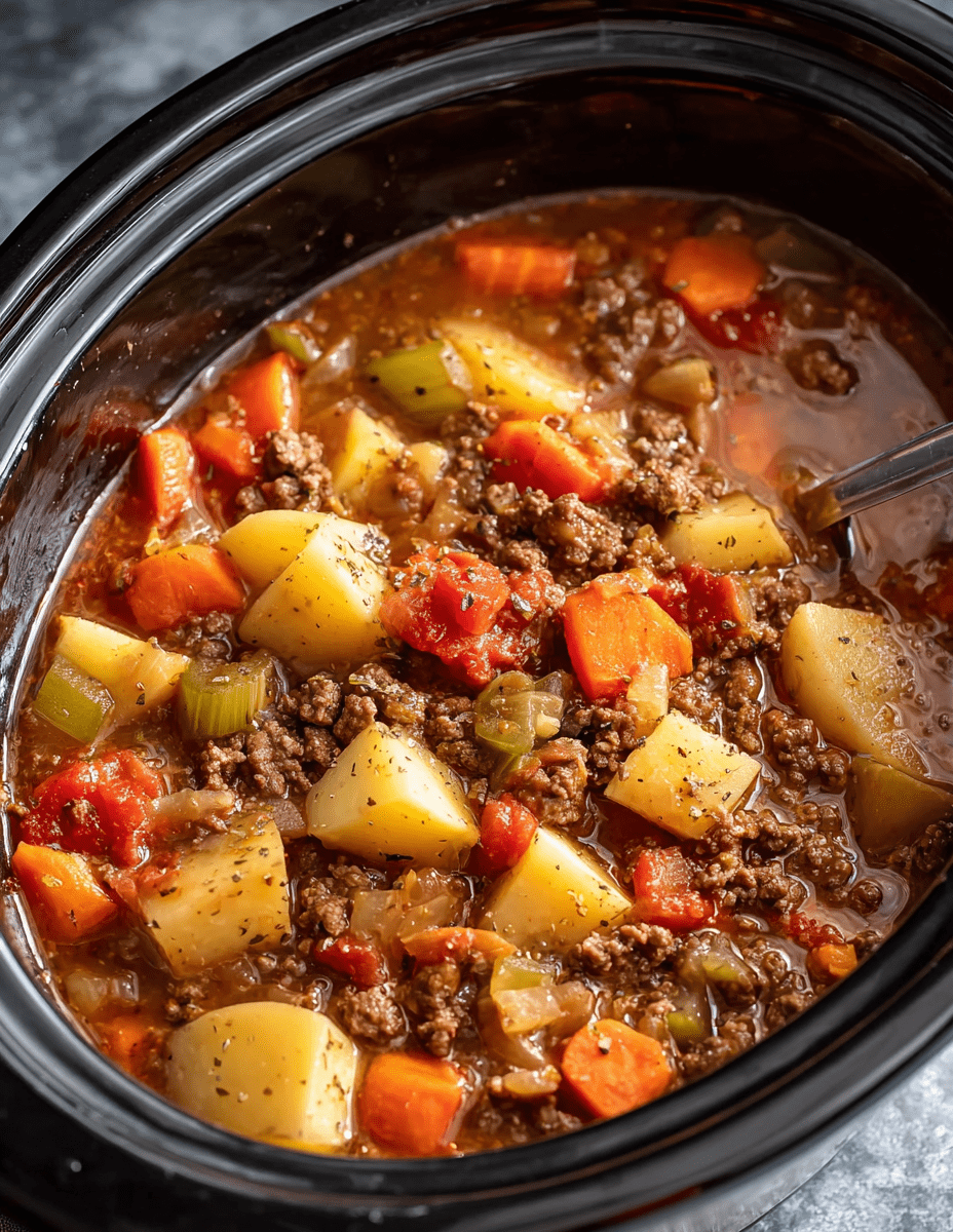 Slow Cooker Poor Man’s Stew