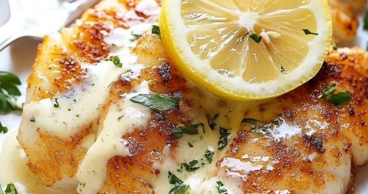 Pan-Fried Tilapia with Lemon Butter Sauce
