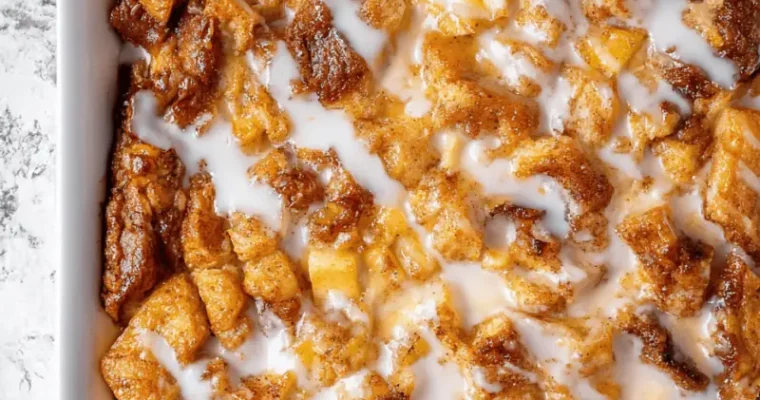 Apple Fritter Breakfast Casserole