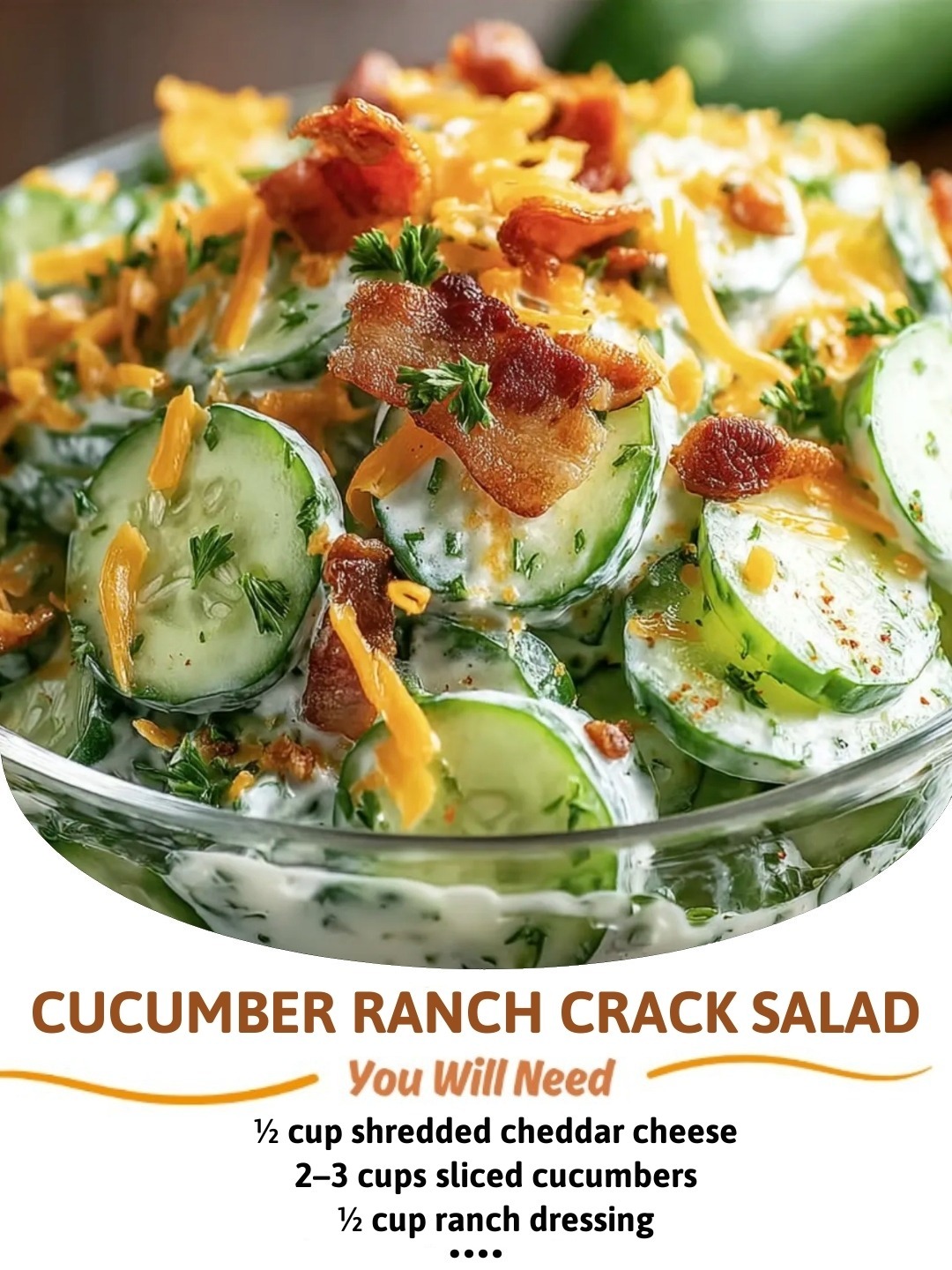 Cucumber Ranch Crack Salad