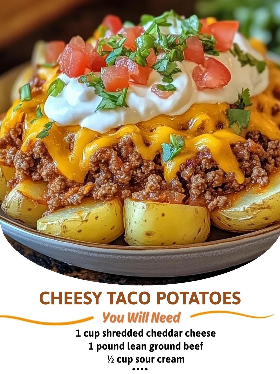 Cheesy Taco Potatoes
