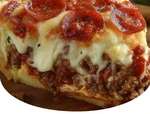 Deep-Dish Hamburger, Sausage & Pepperoni Pie