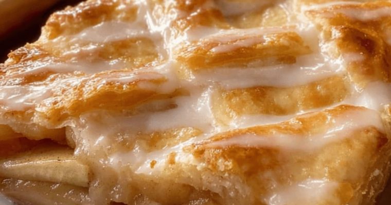 Glazed Apple Slab Pie