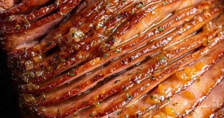 Slow Cooker Apricot Dijon Spiral Ham