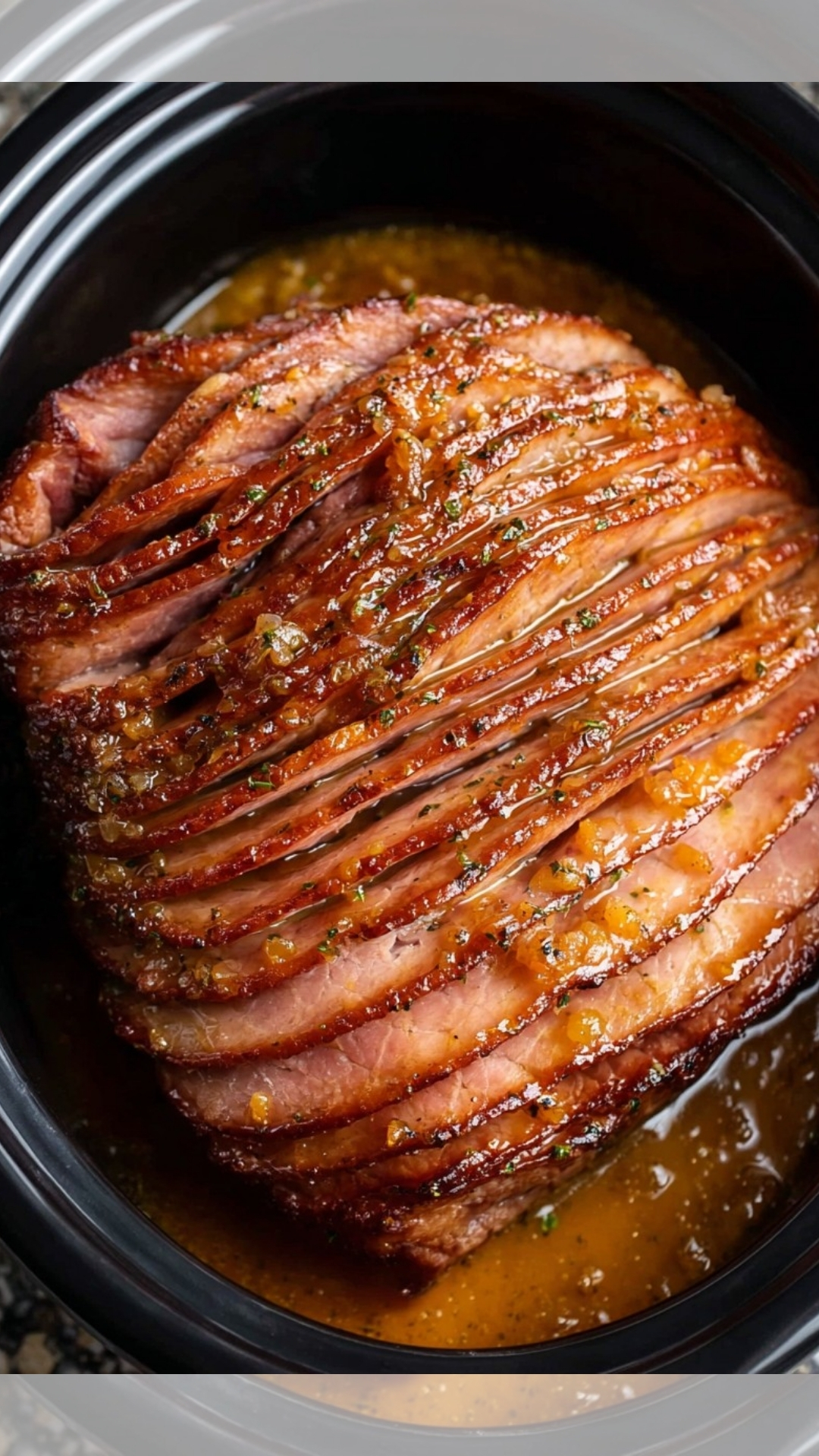 Slow Cooker Apricot Dijon Spiral Ham