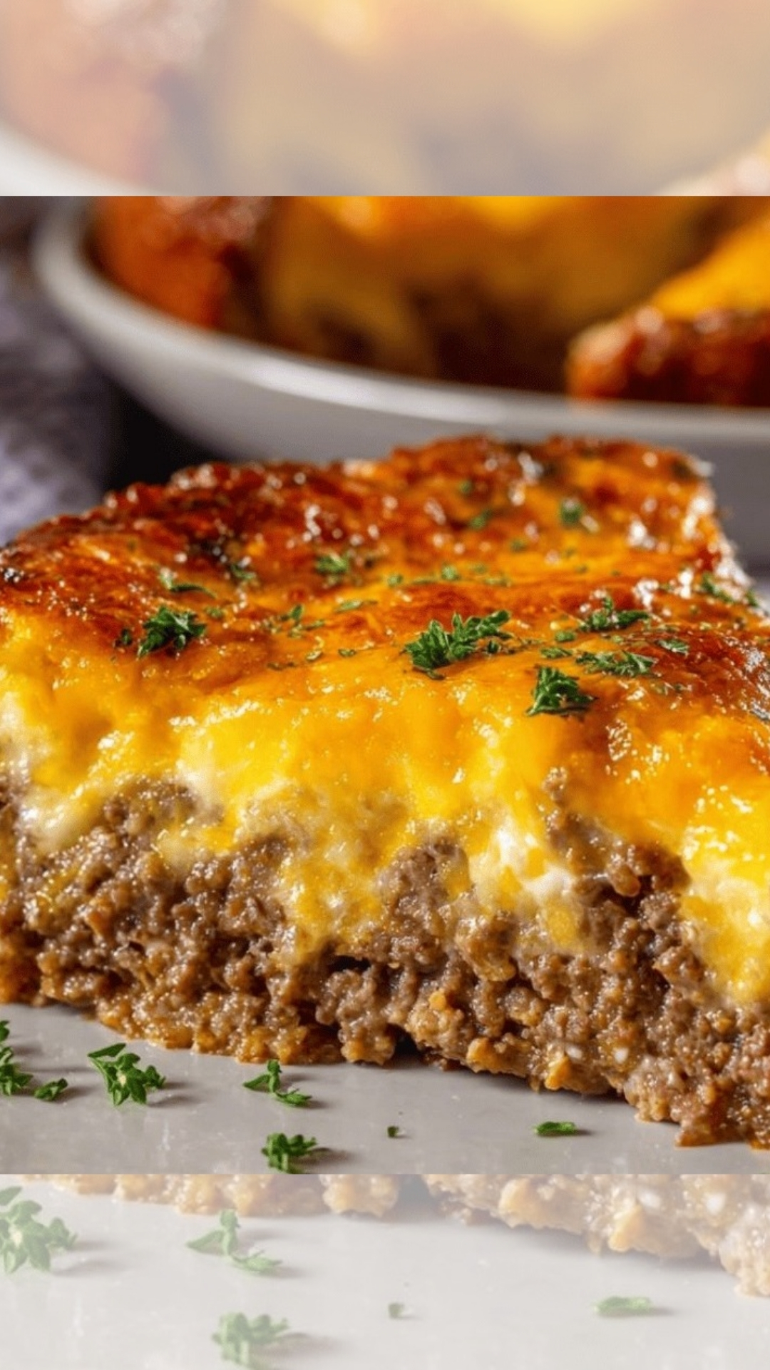 Southern Style Cheeseburger Pie