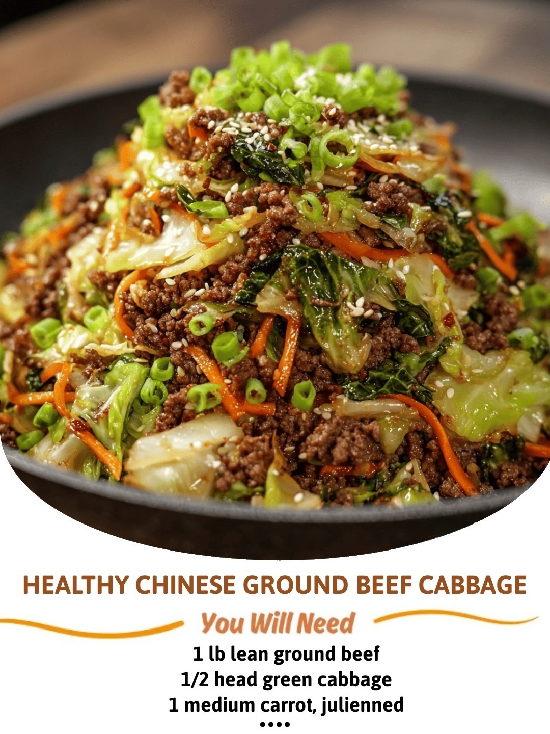 Healthy Chinese Ground Beef Cabbage