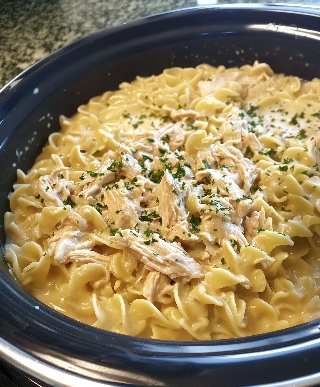 Slow Cooker Chicken and Noodles