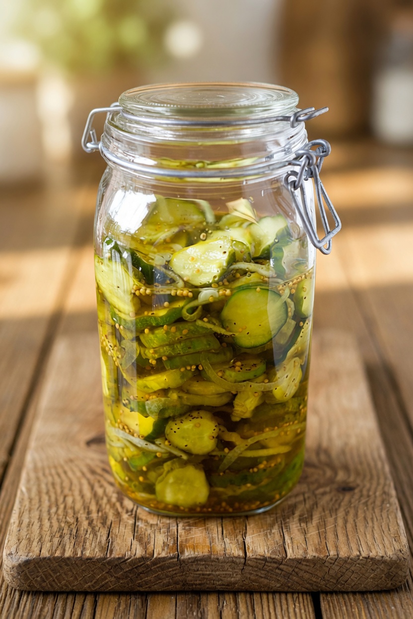 Refrigerator Bread and Butter Pickles