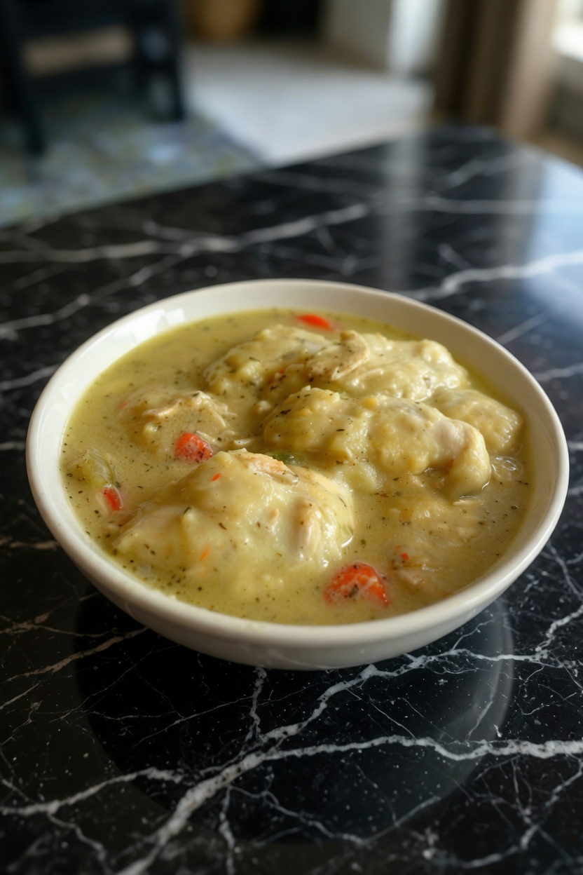Slow Cooker Chicken and Dumplings