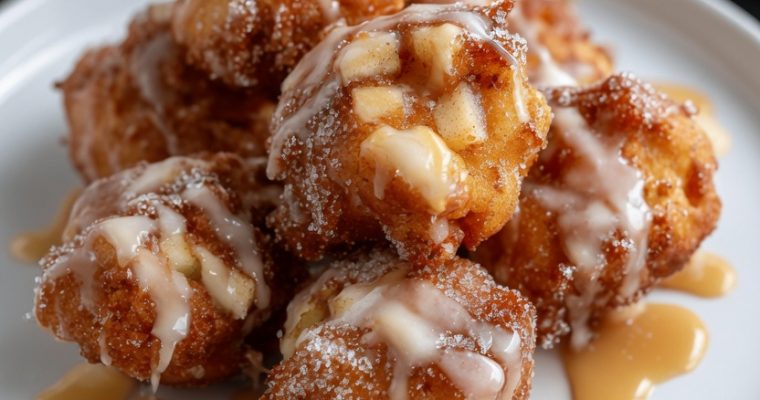 Baked Apple Fritter Bites