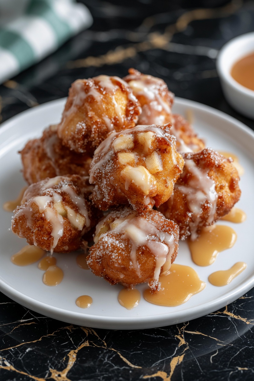 Baked Apple Fritter Bites