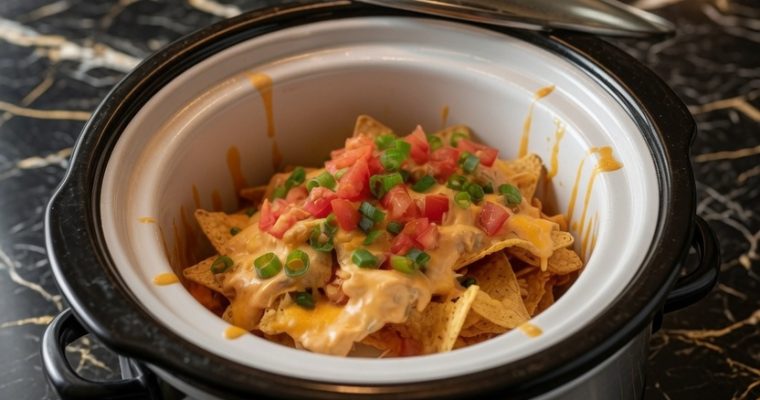 Crock Pot Chicken Nacho Dip