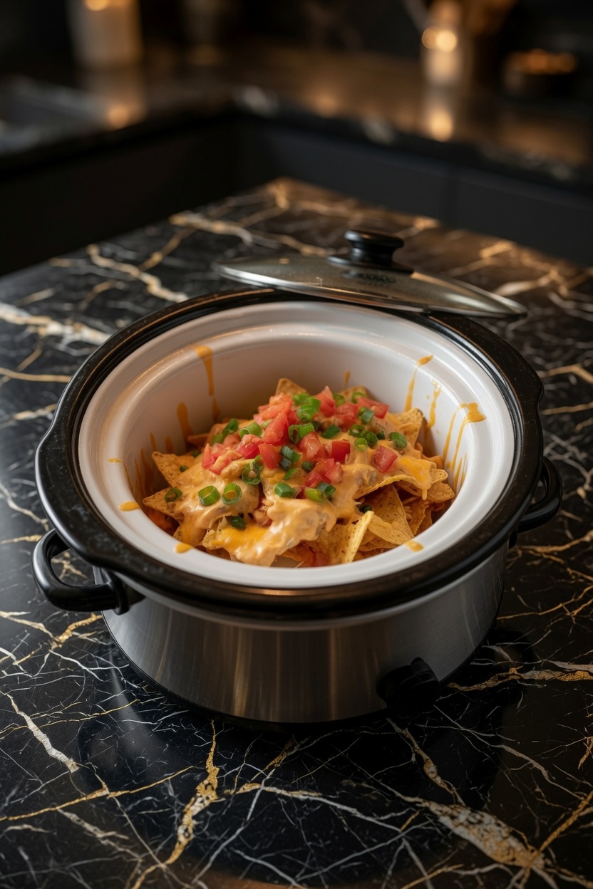 Crock Pot Chicken Nacho Dip
