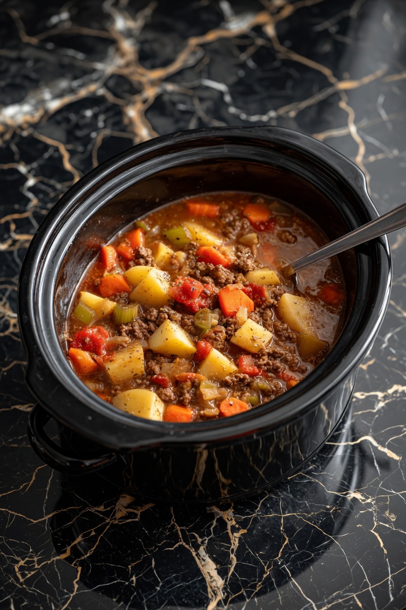 Slow Cooker Poor Man’s Stew