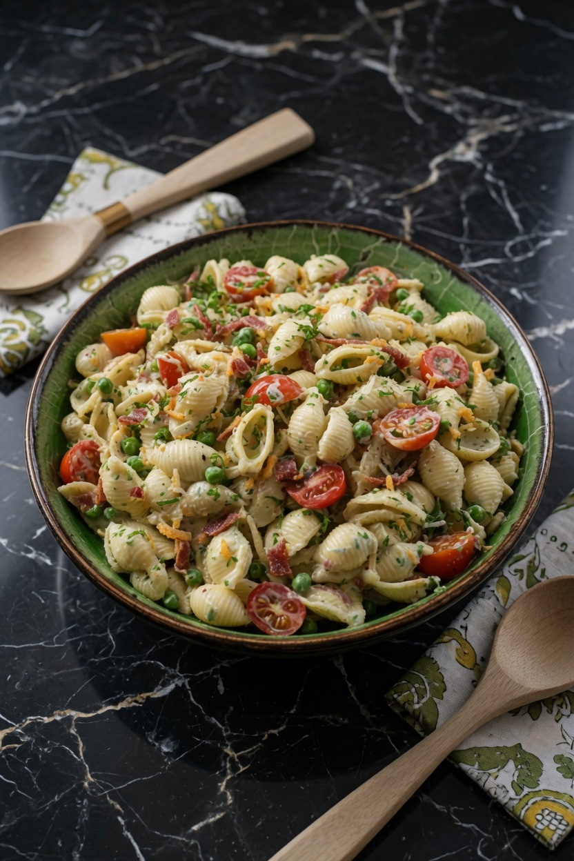 Bacon Ranch Pasta Salad