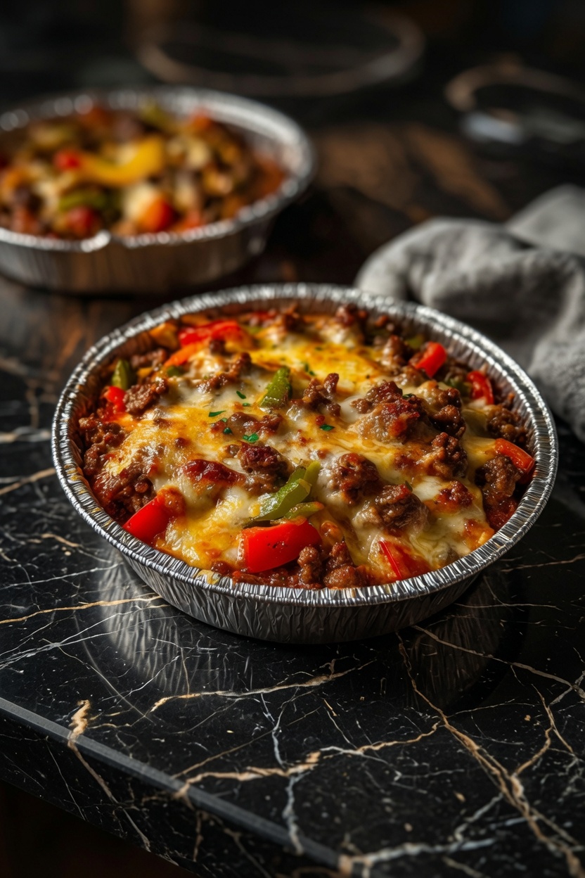 Low Carb Crustless Pizza Bowl