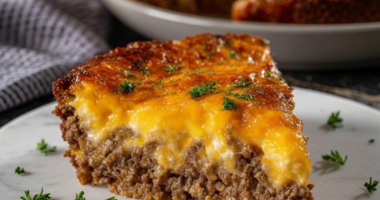 Southern Style Cheeseburger Pie