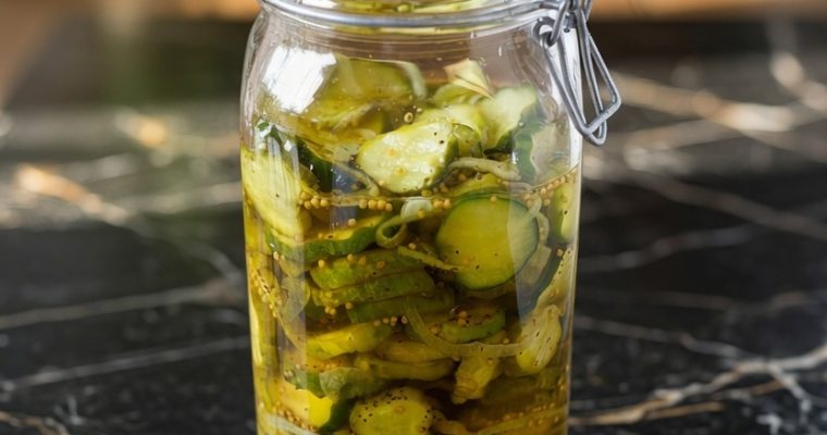 Refrigerator Bread and Butter Pickles