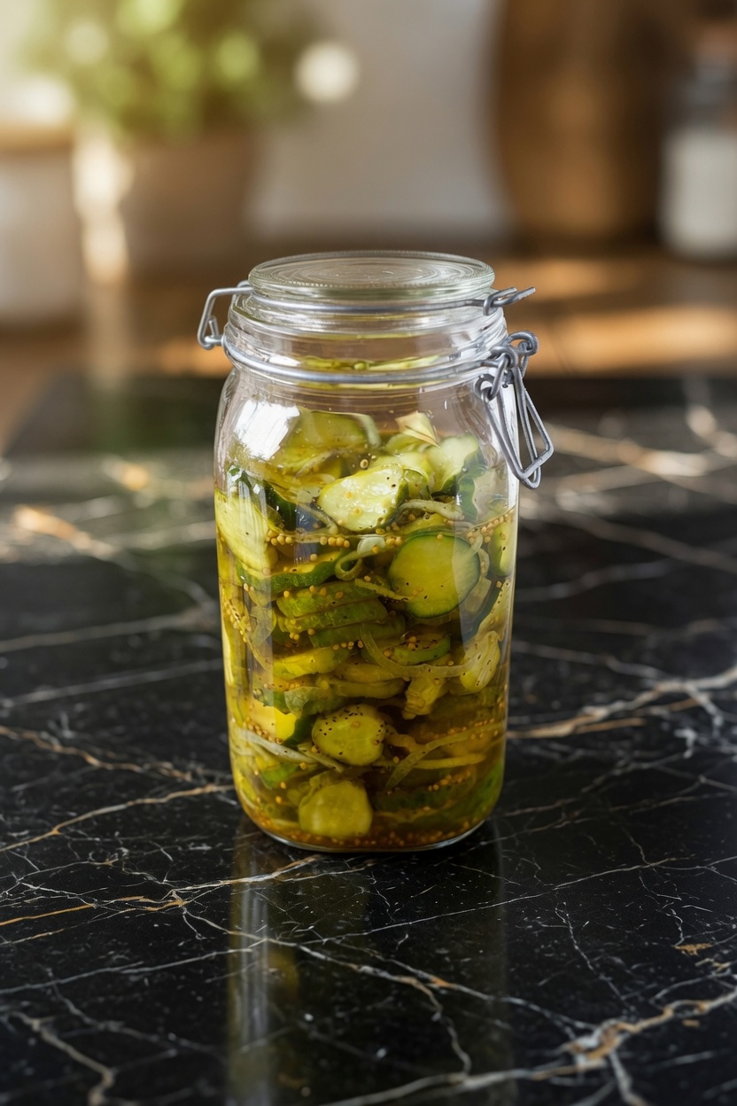 Refrigerator Bread and Butter Pickles