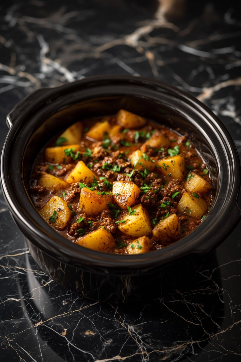 Slow Cooker Cowboy Casserole