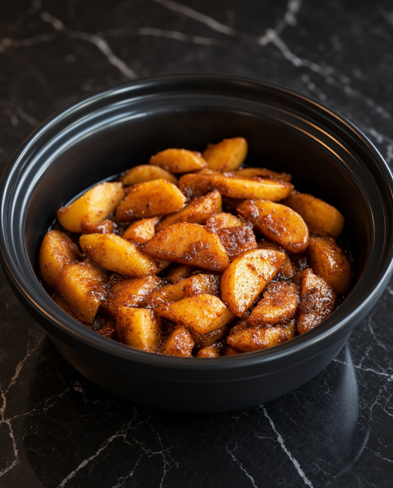 Slow Cooker Spiced Cracker Barrel Copycat Fried Apples