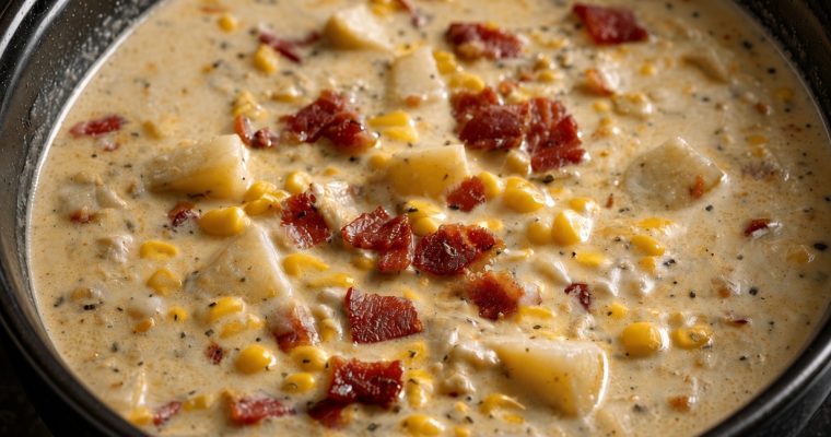 Slow Cooker Amish Corn Chowder