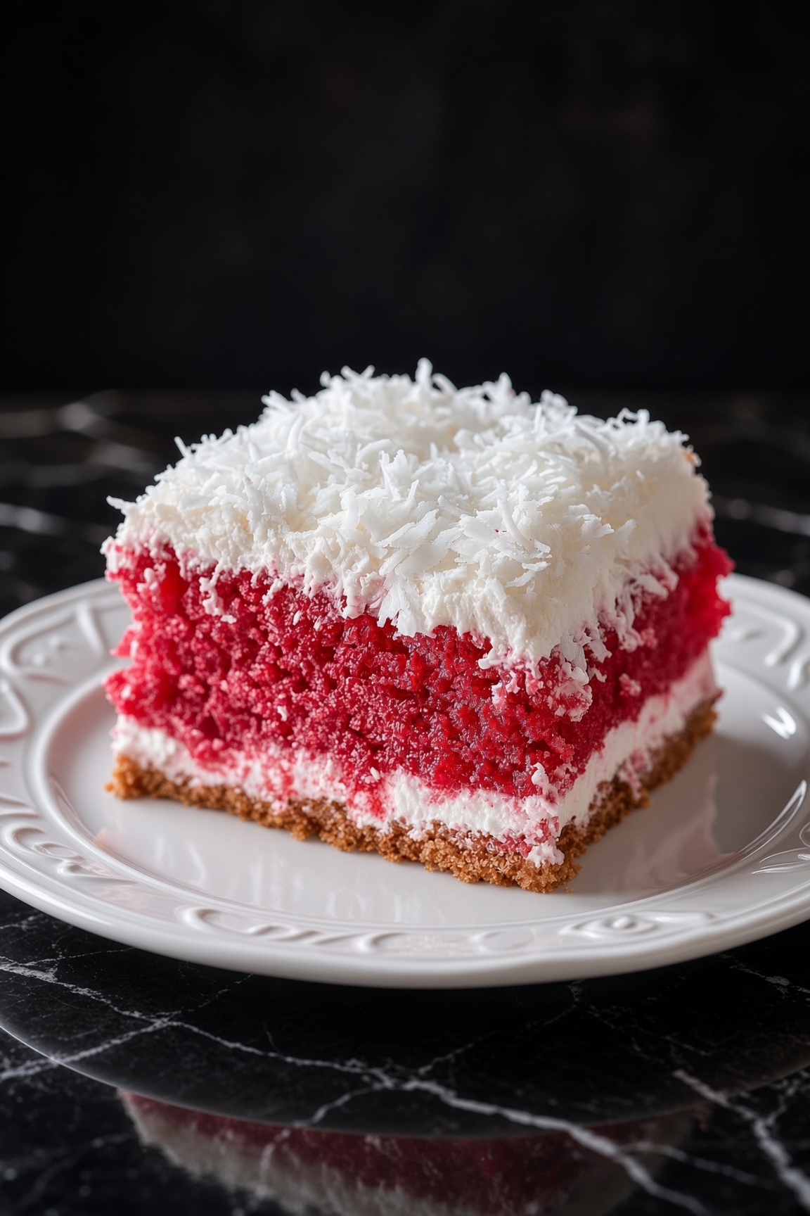 Raspberry Zinger Poke Cake