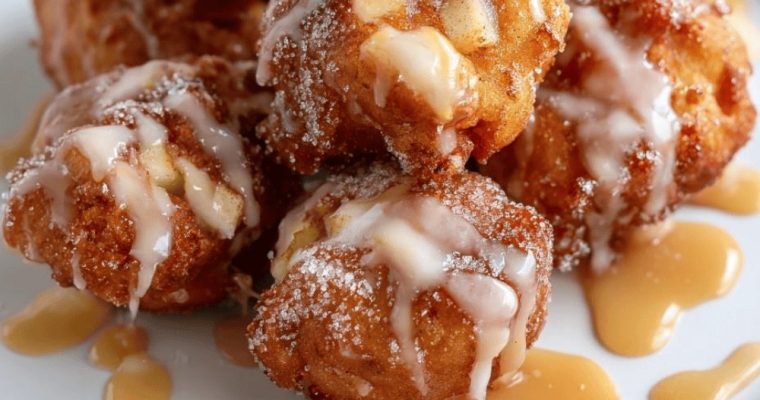 Baked Apple Fritter Bites