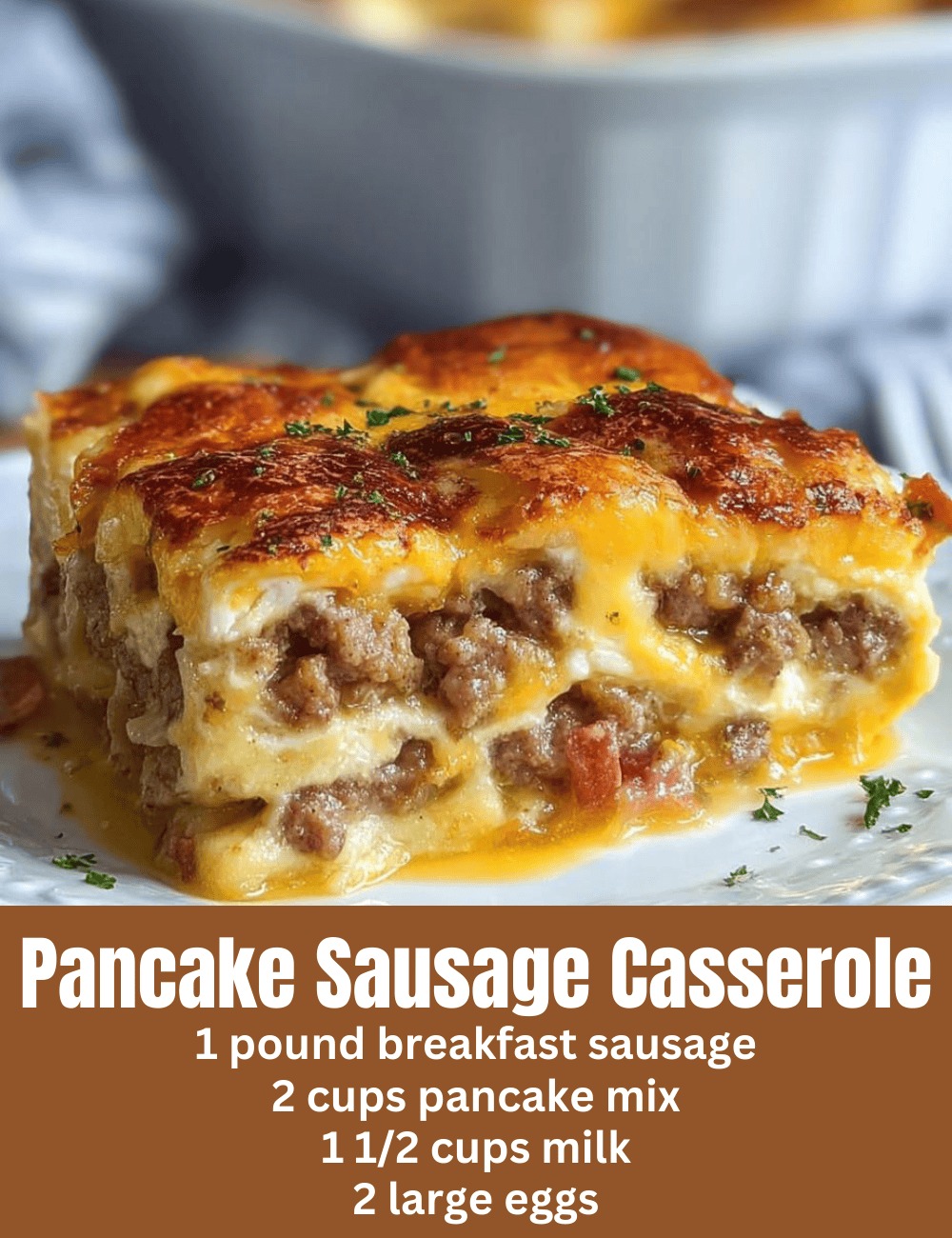 Pancake Sausage Casserole