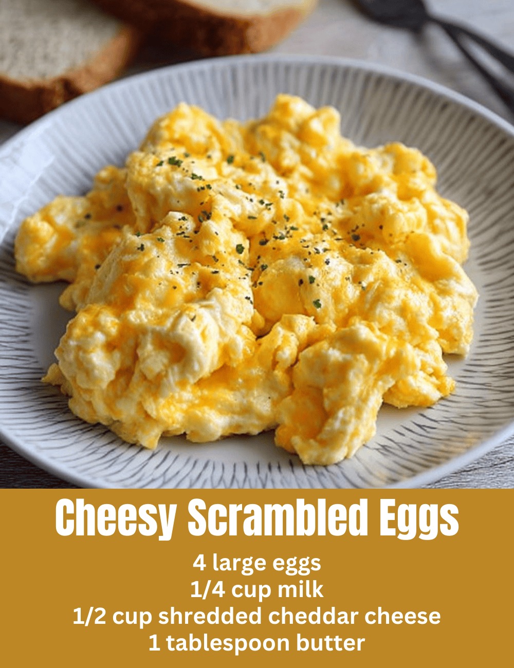 Cheesy Scrambled Eggs
